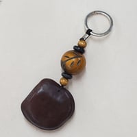 【送料無料】ズールーラブビーン モダマ 　キーリング３０３　父の日