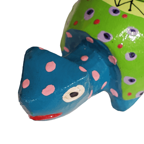 カラフル水玉のカメ（亀、かめ）12