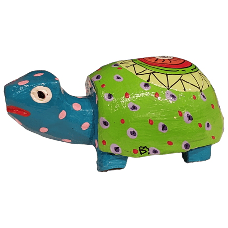 カラフル水玉のカメ（亀、かめ）12