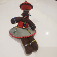 アフリカンマンマ フェルト人形