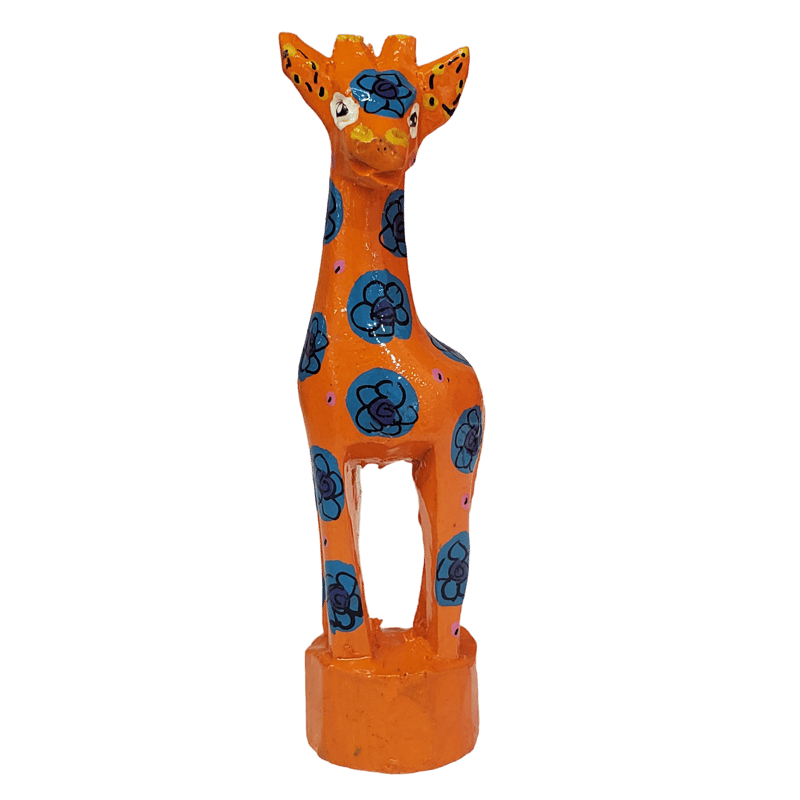 カラフルなキリンのパステル画 Amazon | 水彩キリン 数字油絵 花や自然の動物たち 数字キット