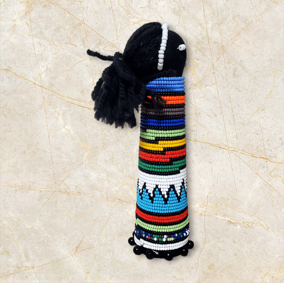 南アフリカ ンデベレ人形 お守り民族人形 ンデベレ族のお守り | ちょっとずつ変わればいいでしょ 南アフリカ