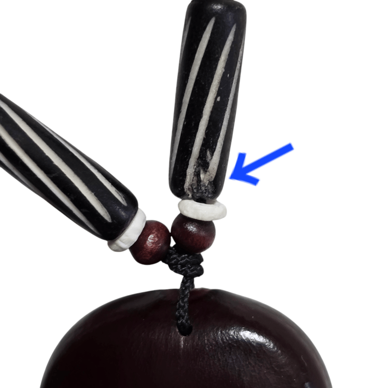 送料無料】 ズールーラブビーン モダマ 豆 ミニネックレス 601