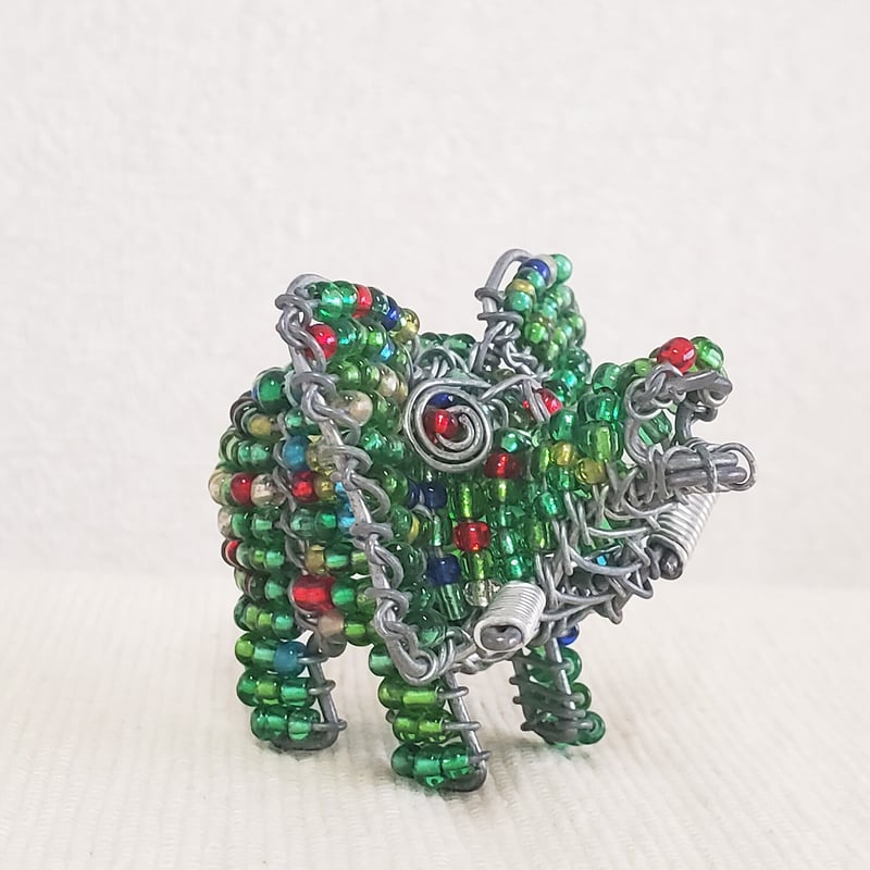 南アフリカの小さなビーズアニマル（ゾウ、象） | マデリーフ