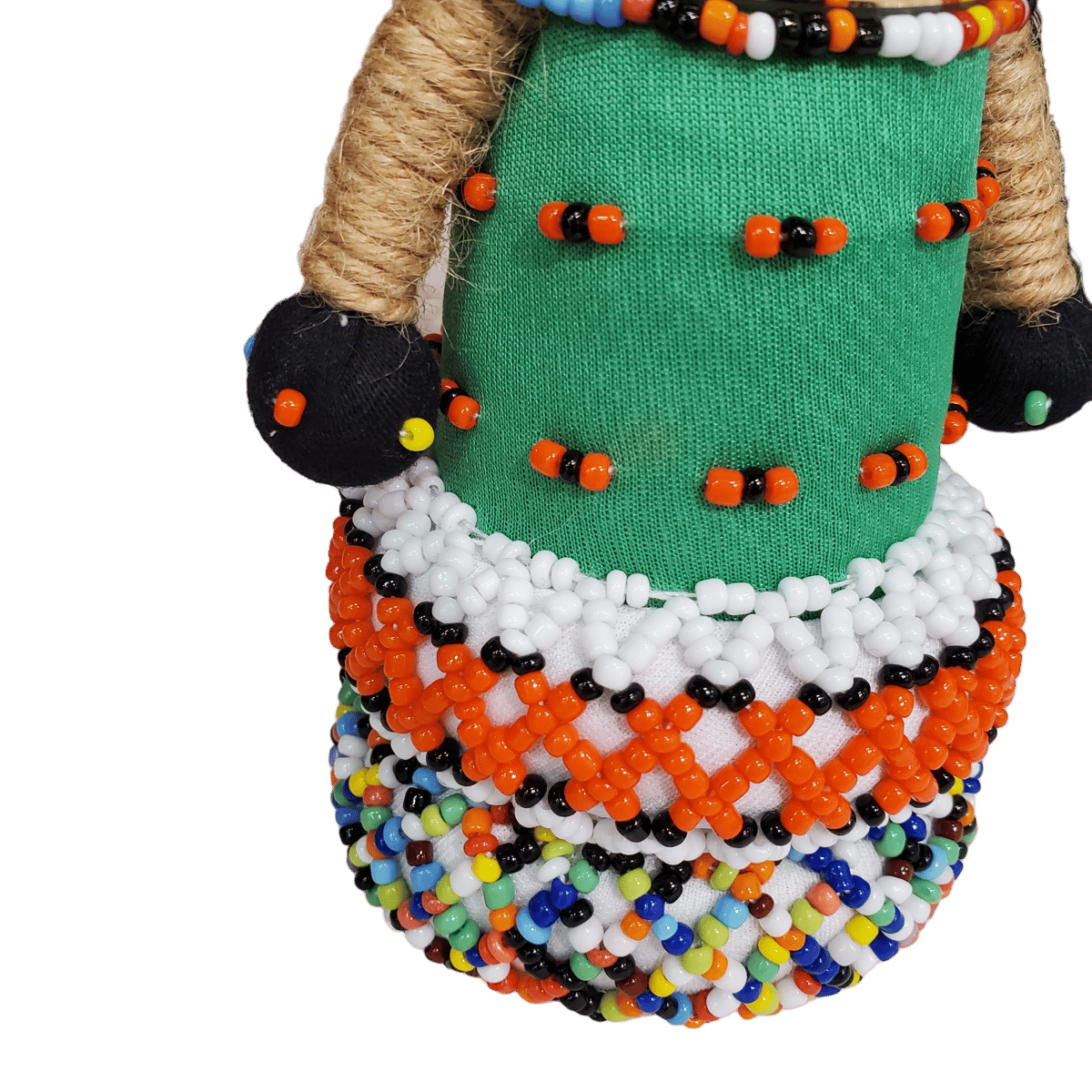 アフリカ ンデベレ人形 ビーズ細工人形 魔除け エスニック Amazon.co