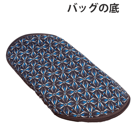 【送料無料】ツイストバッグ　ブラウン１　シュウェシュウェ（南アフリカ伝統布）