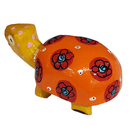 カラフル水玉のカメ（亀、かめ）11