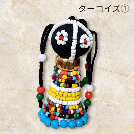 ンデベレ人形 ミニ（カラフル）【定形外郵便送料込み】