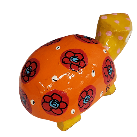 カラフル水玉のカメ（亀、かめ）11
