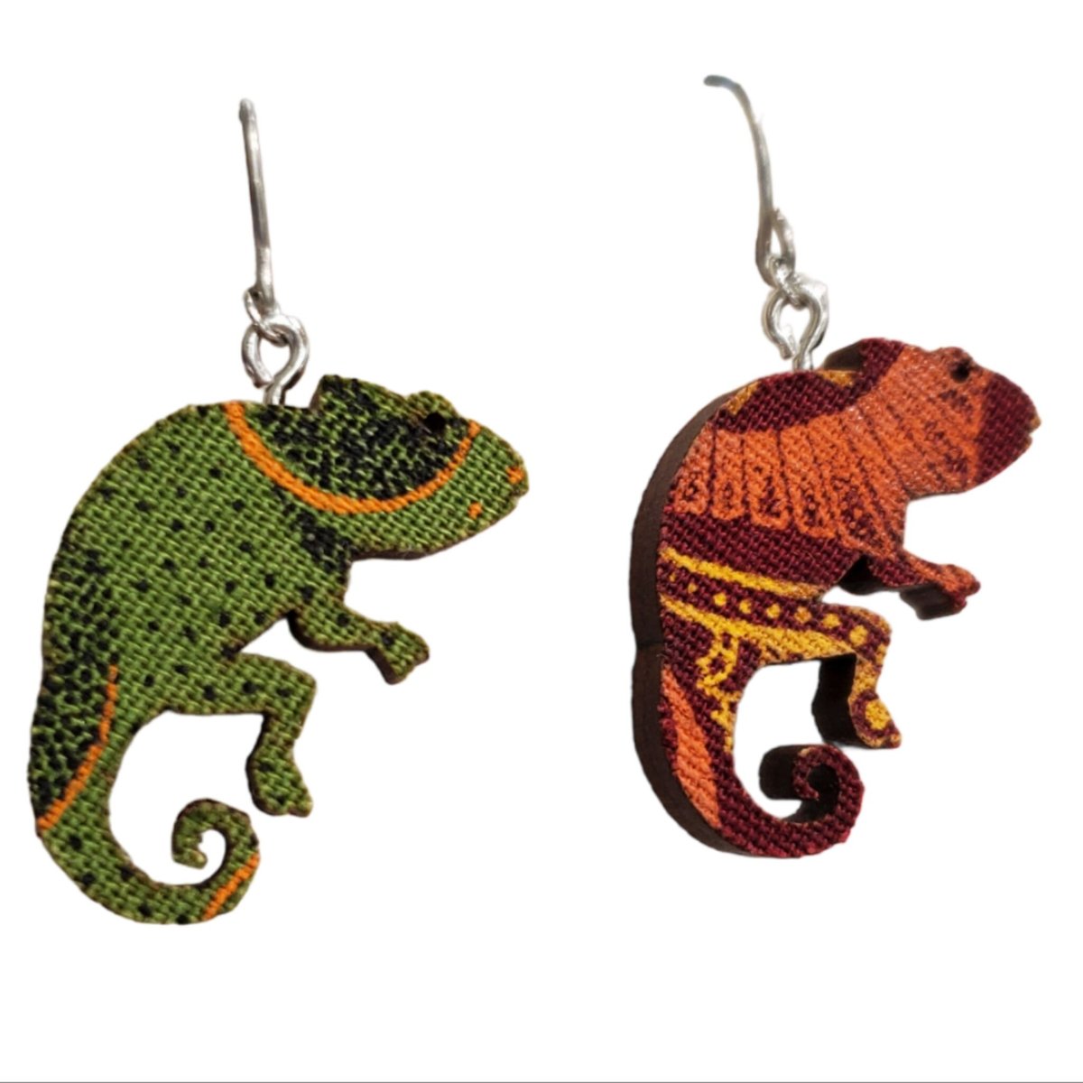 ELCAMI カメレオン ピアス 美品 送料無料】 アニマルピアス（カメレオン）11 | マデリーフ