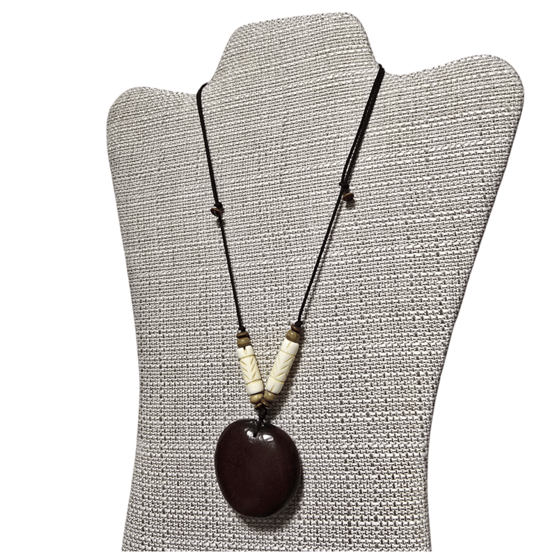 送料無料】 ズールーラブビーン モダマ 豆 ミニネックレス 606