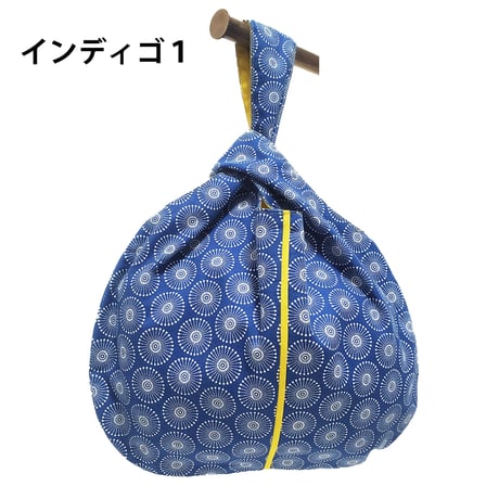 シュウェしじみバッグ （インディゴ系）Mサイズ　ギフト