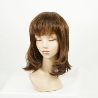 医療用リユースフルウィッグ　SL-LB-0184　セミロング　ライトブラウン　レイヤーあり　VALAN　試着可　全国対応〇