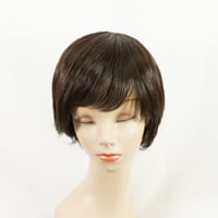 医療用リユースフルウイッグ　S-NB-210788　ショート　ナチュラルブラウン　試着可　全国対応〇