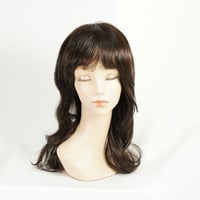 医療用リユースフルウィッグ　L-NB-0237　ロング　ナチュラルブラウン　カール有り　レイヤー有り　試着可　全国対応〇