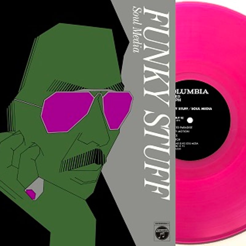 FUNKY STUFF SOUL MEDIA ピンクレコード　稲垣次郎 稲垣次郎とソウル・メディア / Funky Stuff (クリアピンク