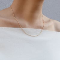 K18-YGﾁｪｰﾝ  koban-245S　　　　　　　　　　　【全長52cm】ｱｼﾞｬｽﾀｰ付