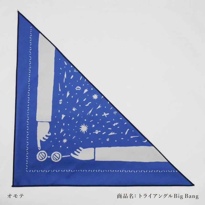 アイウエアが拭けるハンカチ check - 三角 | CAKER