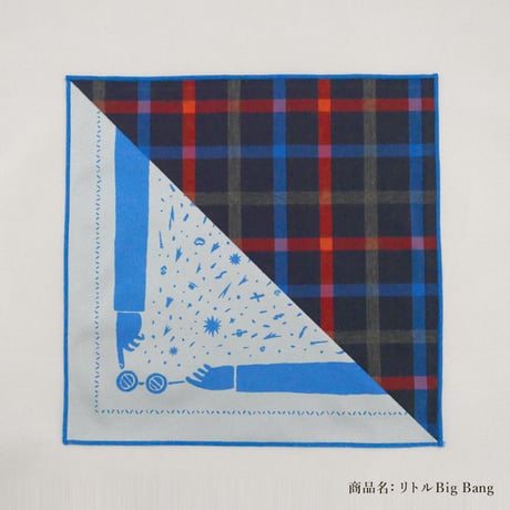 アイウエアが拭けるハンカチ　　　　　　　　　　　　　check - M (25cm)