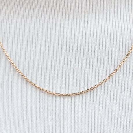 K18-YGﾁｪｰﾝ  koban-245S　　　　　　　　　　　【全長52cm】ｱｼﾞｬｽﾀｰ付