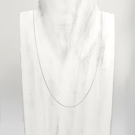 SILVERﾁｪｰﾝ  barley corn-640s　　　　　　　　　　　　　　　　【45cm】