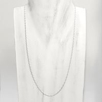 SILVERﾁｪｰﾝ  barley corn-670s　　　　　　　　　　　　　　　【60cm】