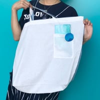 アイウェアが拭けるエコバッグ　　　　　　　　moteru (右手で持ちたい方)