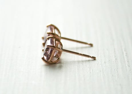 K10PG/アメトリン ピアス【HAKONIWA / 箱庭】/(PE20044P-AMT)