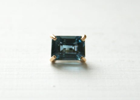 K10YG/ロンドンブルートパーズ ピアス【HAKONIWA / 箱庭】/(PE20044Y-BT)
