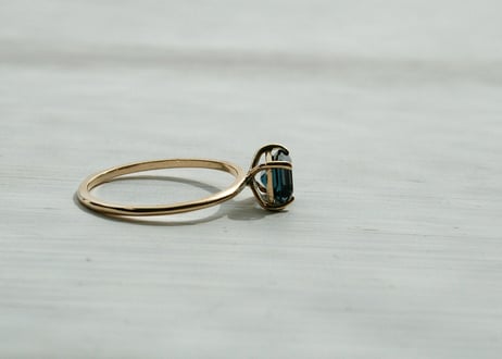 K10YG/ロンドンブルートパーズ リング【HAKONIWA / 箱庭】/(RG20044Y-BT)
