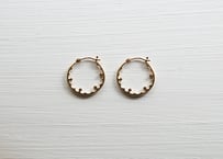 K10YG/ピアス【YUKIWA / 雪輪】WAMON  GOLD（PE10062Y-S）