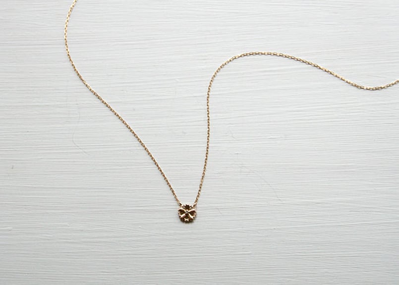 K10YG/ ネックレス【SAKURA / 桜】/WAMON MINI GOLD (NC200