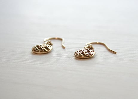 K10YG/ ピアス【SHIPPO / 七宝】/WAMON MINI GOLD (PE20023Y)