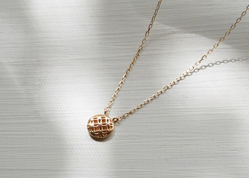 K10YG/ ネックレス【SHIPPO / 七宝】/WAMON MINI GOLD (NC20