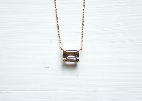 K10PG/アメトリン ネックレス【HAKONIWA / 箱庭】/(NC20044P-AMT)