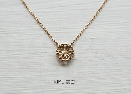 K10YG/ ネックレス【YUKIWA KIKU / 雪輪菊】/WAMON MINI GOLD (NC20022Y)