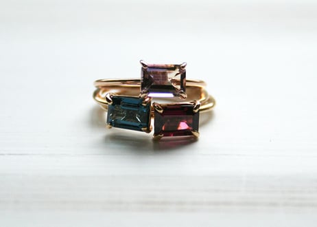 K10PG/アメトリン リング【HAKONIWA / 箱庭】/(RG20044P-AMT)