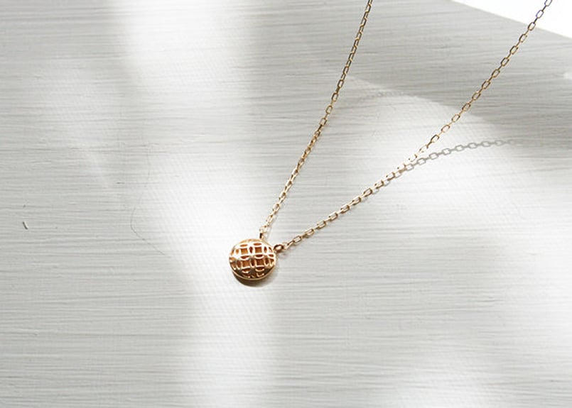 K10YG/ ネックレス【SHIPPO / 七宝】/WAMON MINI GOLD (NC20