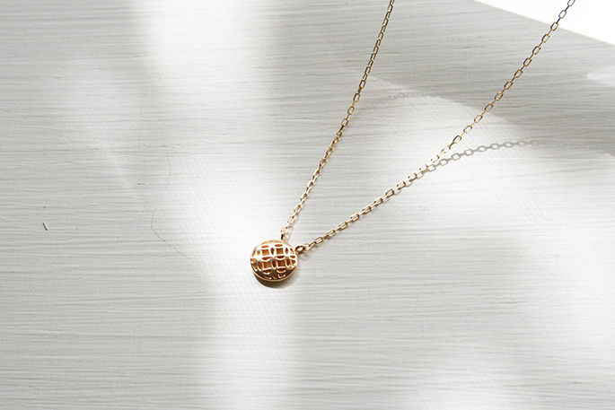 専用　k10YGネックレストップ K10YG/ ネックレス【SHIPPO / 七宝】/WAMON MINI GOLD (NC20