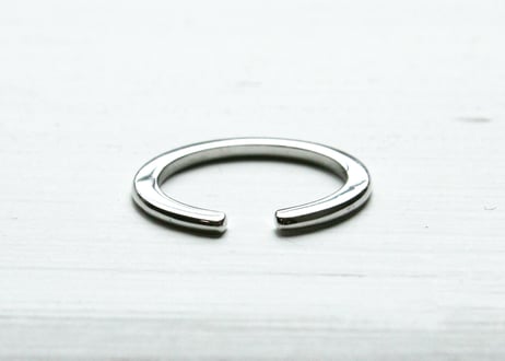K10WG/イヤーカフ＜M＞（片耳）【HAKU / 箔】（EC20001W-M）