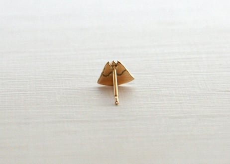 K10YG/ ピアス【FUJI / 富士】/WAMON MINI GOLD (PE20020Y)
