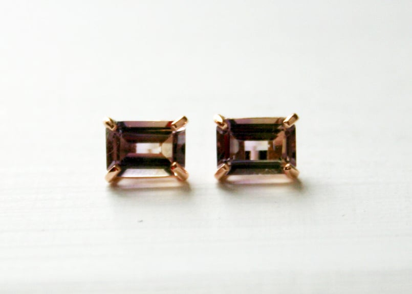 K10PG/アメトリン ピアス【HAKONIWA / 箱庭】/(PE20044P-AMT) |