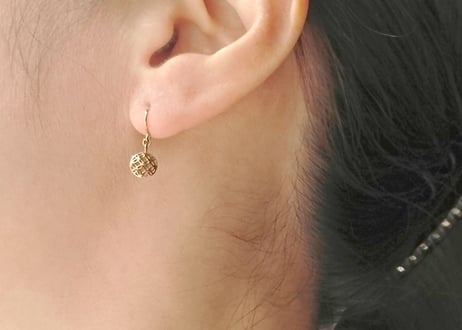 K10YG/ ピアス【SHIPPO / 七宝】/WAMON MINI GOLD (PE20023Y)