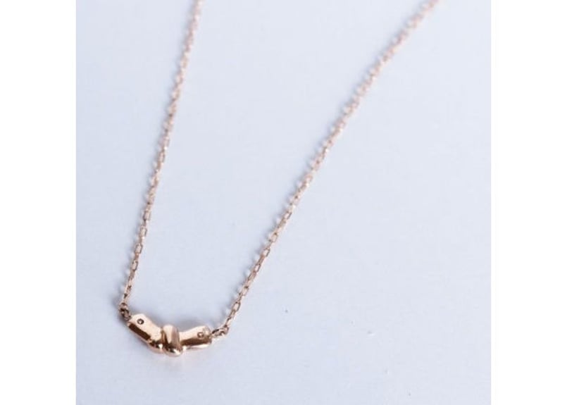 e.m. くも　ネックレス SMILING MOON NECKLACE(2JN1128)K10 ネックレス｜スター