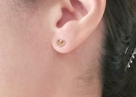 K10YG/ ピアス【AOI / 葵】/WAMON MINI GOLD (PE20024Y)