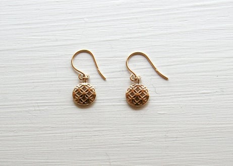 K10YG/ ピアス【SHIPPO / 七宝】/WAMON MINI GOLD (PE20023Y)
