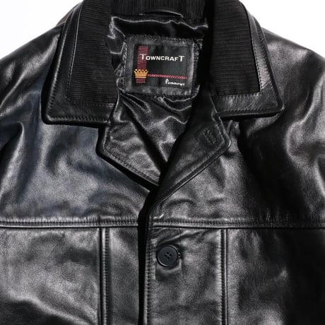 TOWNCRAFT / LEATHER CAR COAT