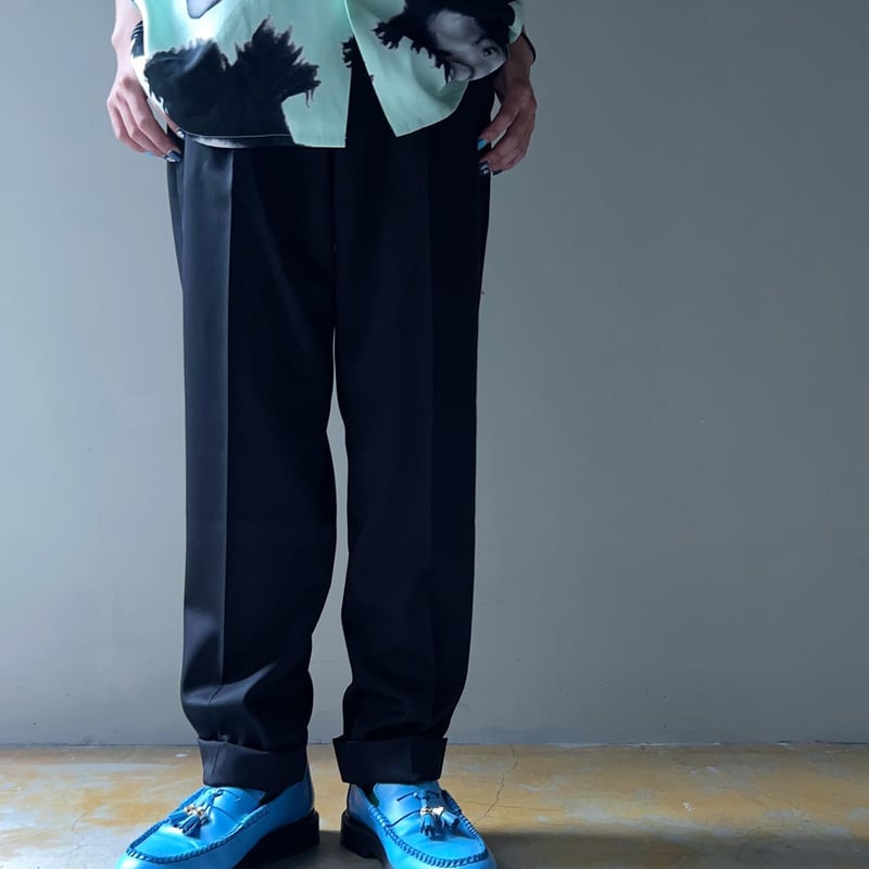 WACKO MARIA ワコマリア DORMEUIL / STRIPED PLEATED TROUSERS WACKO MARIA ワコマリア DORMEUIL / STRIPED PLEATED TROUSERS