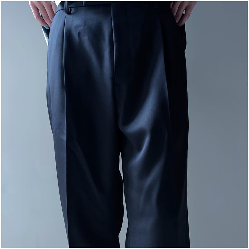 WACKO MARIA / 23SS DORMEUIL PLEATED TROUSERS(t...