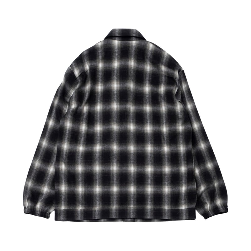 PHINGERIN / NIGHT SHIRT NEL OMBRE(black plaid)